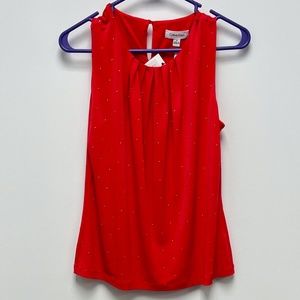 Red Calvin Klein Tank Top